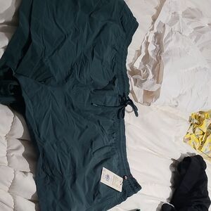 Calia Teal Elastic Waist Shorts